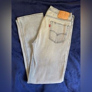 Men’s Levi’s 514 Straight Fit Light Wash Jeans W32 L32